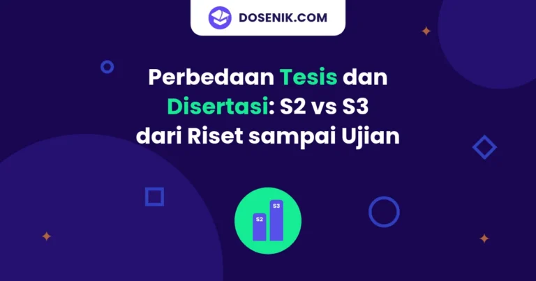 Perbedaan tesis dan disertasi — Dosenik
