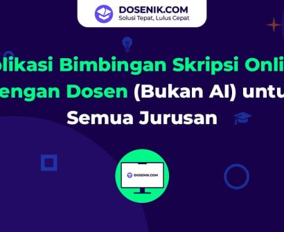 Aplikasi bimbingan skripsi online