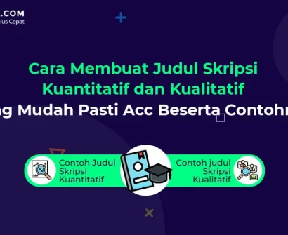 Cara membuat judul skripsi